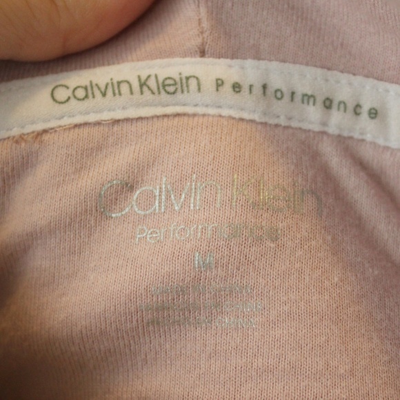 Calvin Klein Dusty Mauve Rose Blush Hoodie Medium - Picture 3 of 3